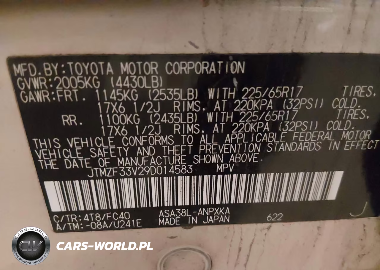 2009 Toyota Rav4 VIN:JTMZF33V29D014583 - 9
