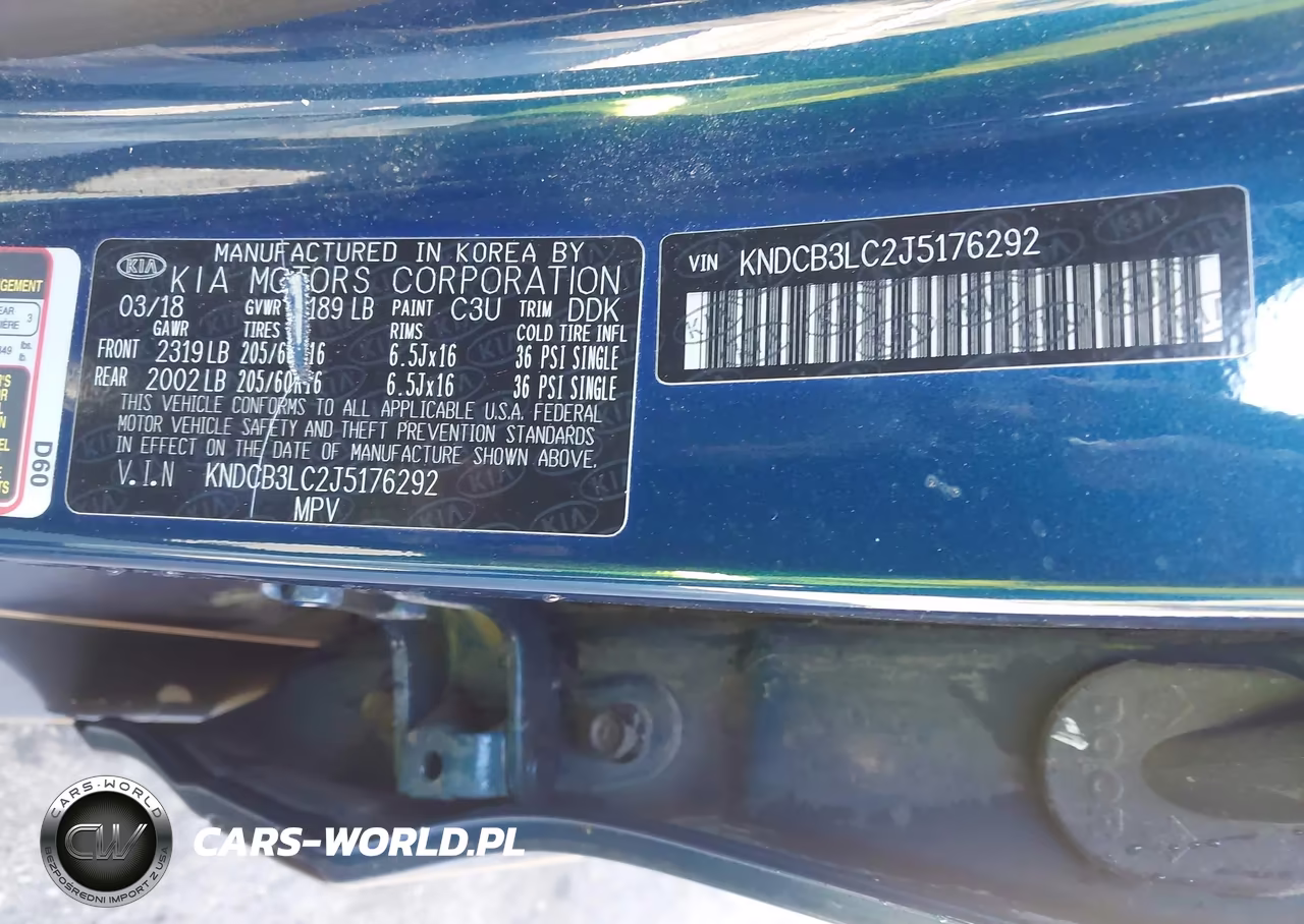 2018 Kia Niro Lx VIN:KNDCB3LC2J5176292 - 9