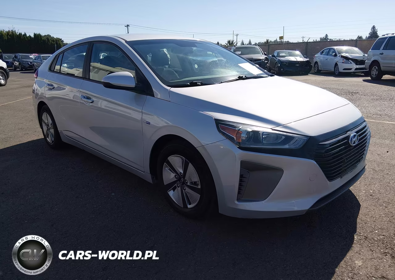 2018 Hyundai Ioniq Hybrid Blue VIN:KMHC65LC9JU099759 - 1