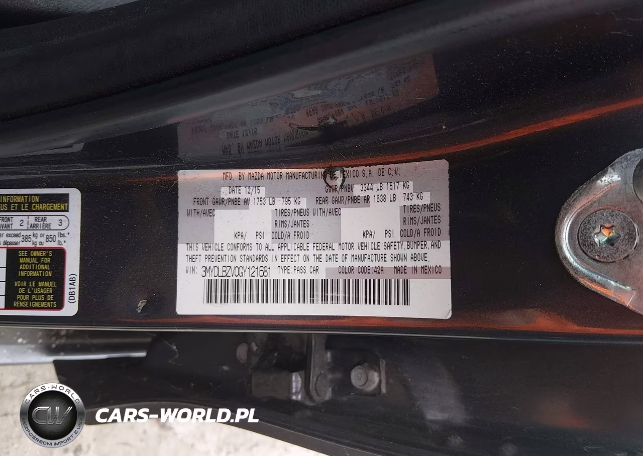 2016 Scion Ia VIN:3MYDLBZV0GY121681 - 9