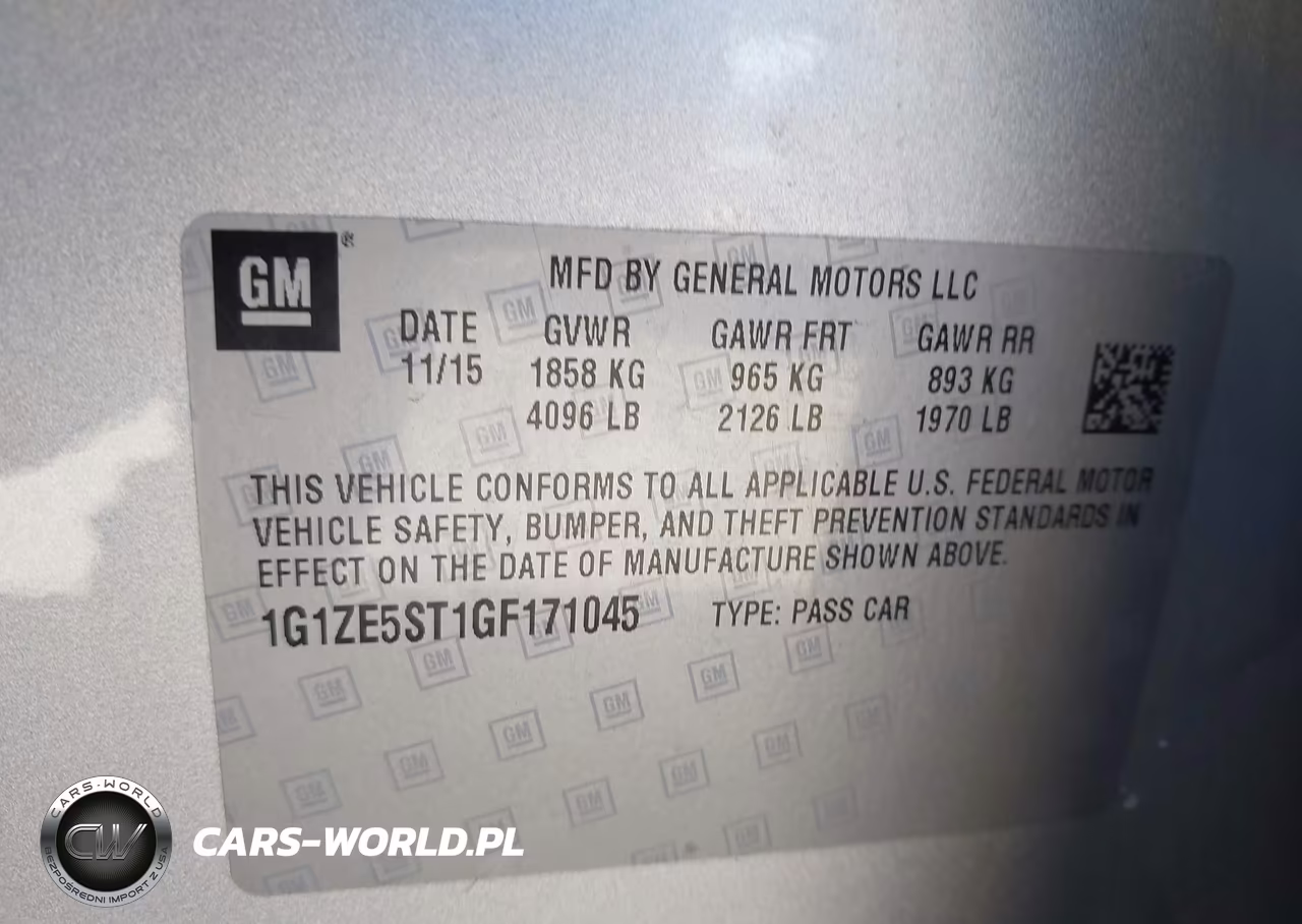 2016 Chevrolet Malibu 1Lt VIN:1G1ZE5ST1GF171045 - 9