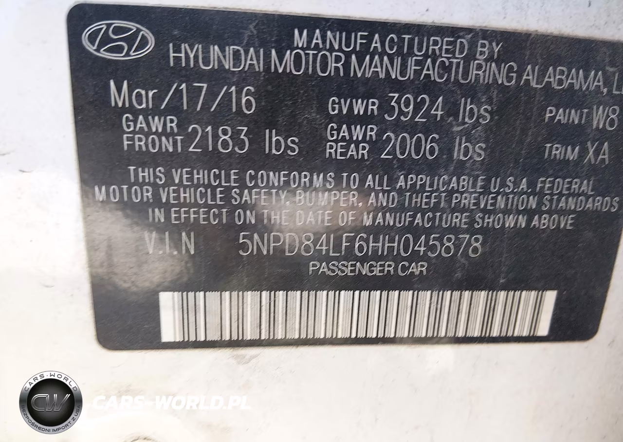 2017 Hyundai Elantra Se VIN:5NPD84LF6HH045878 - 9