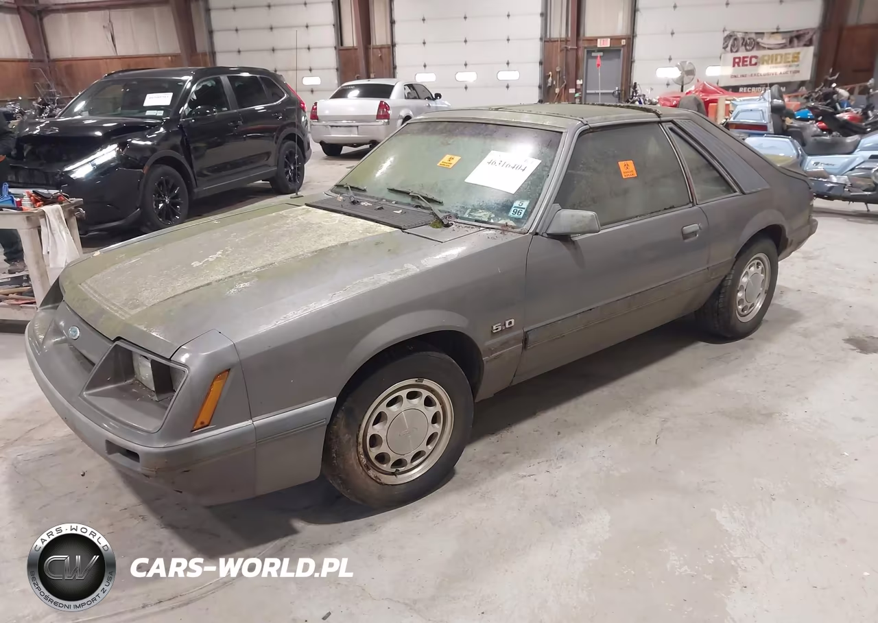1985 Ford Mustang Lx-Gt VIN:1FABP28M1FF130551 - 2