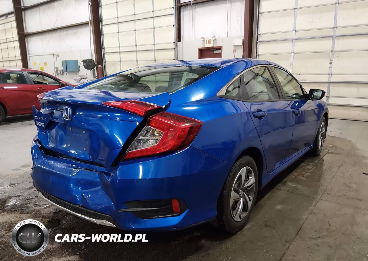 2019 Honda Civic Lx VIN:19XFC2F64KE007049 - 4