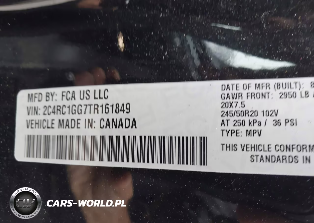 2026 Chrysler Pacifica Limited VIN:2C4RC1GG7TR161849 - 9