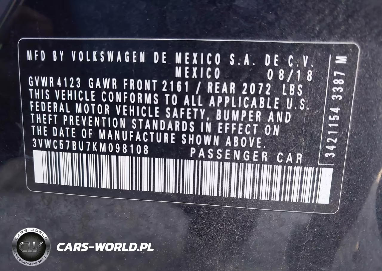 2019 Volkswagen Jetta 1.4T R-Line-1.4T S-1.4T Se VIN:3VWC57BU7KM098108 - 9