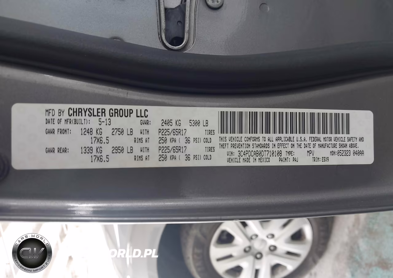2013 Dodge Journey Se VIN:3C4PDCAB0DT710108 - 9