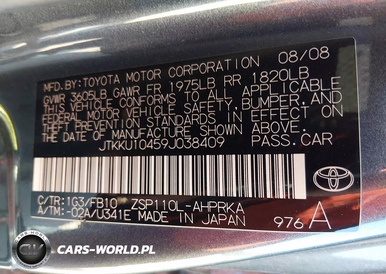 2009 Scion Xd VIN:JTKKU10459J038409 - 9