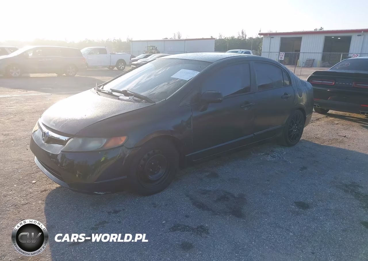 2008 Honda Civic Lx VIN:1HGFA16598L035423 - 4