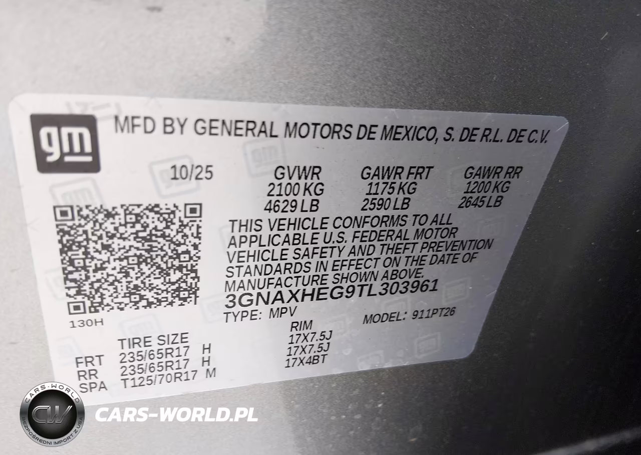 2026 Chevrolet Equinox Fwd Lt VIN:3GNAXHEG9TL303961 - 9