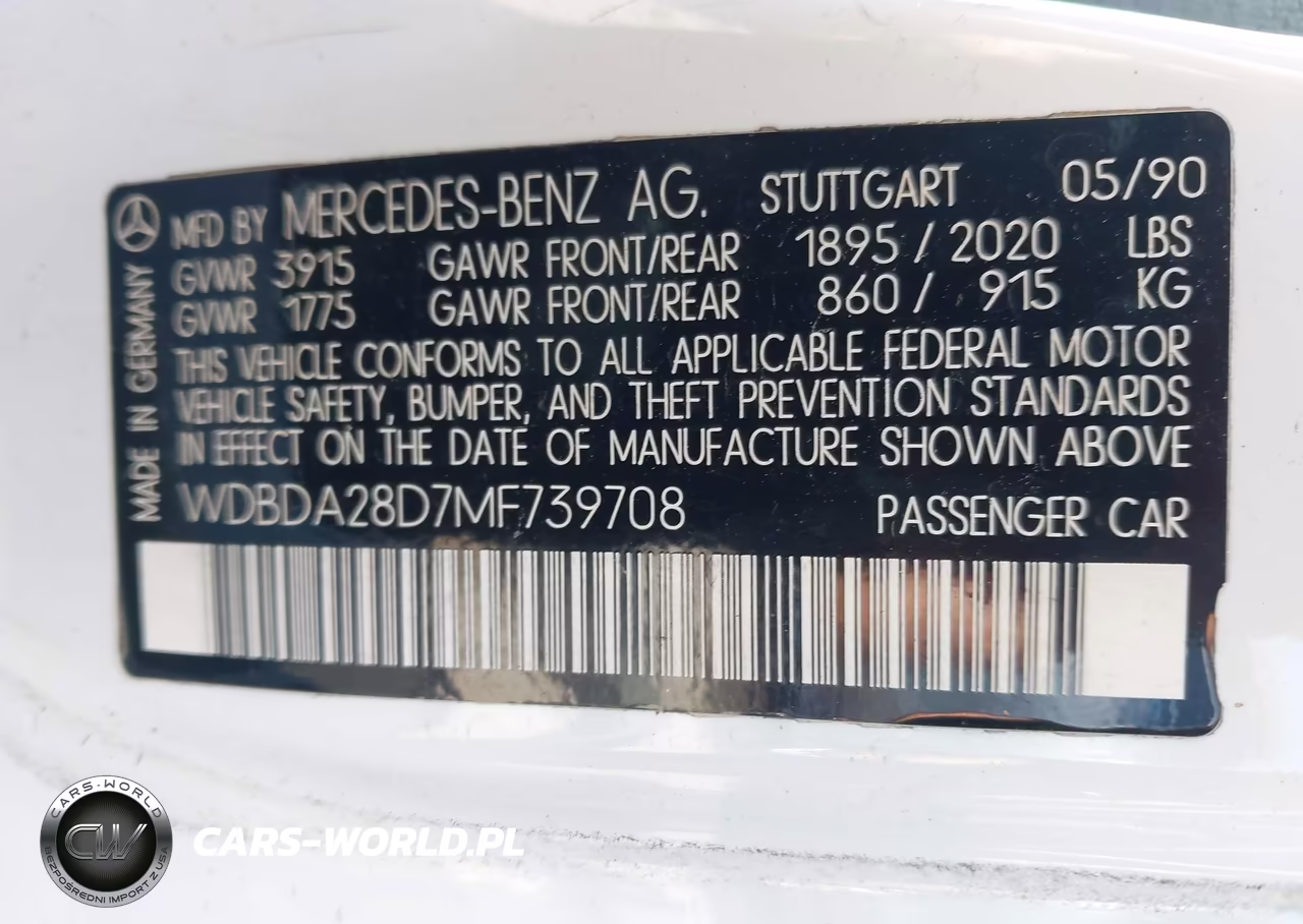 1991 Mercedes-Benz 190 E 2.3 VIN:WDBDA28D7MF739708 - 9