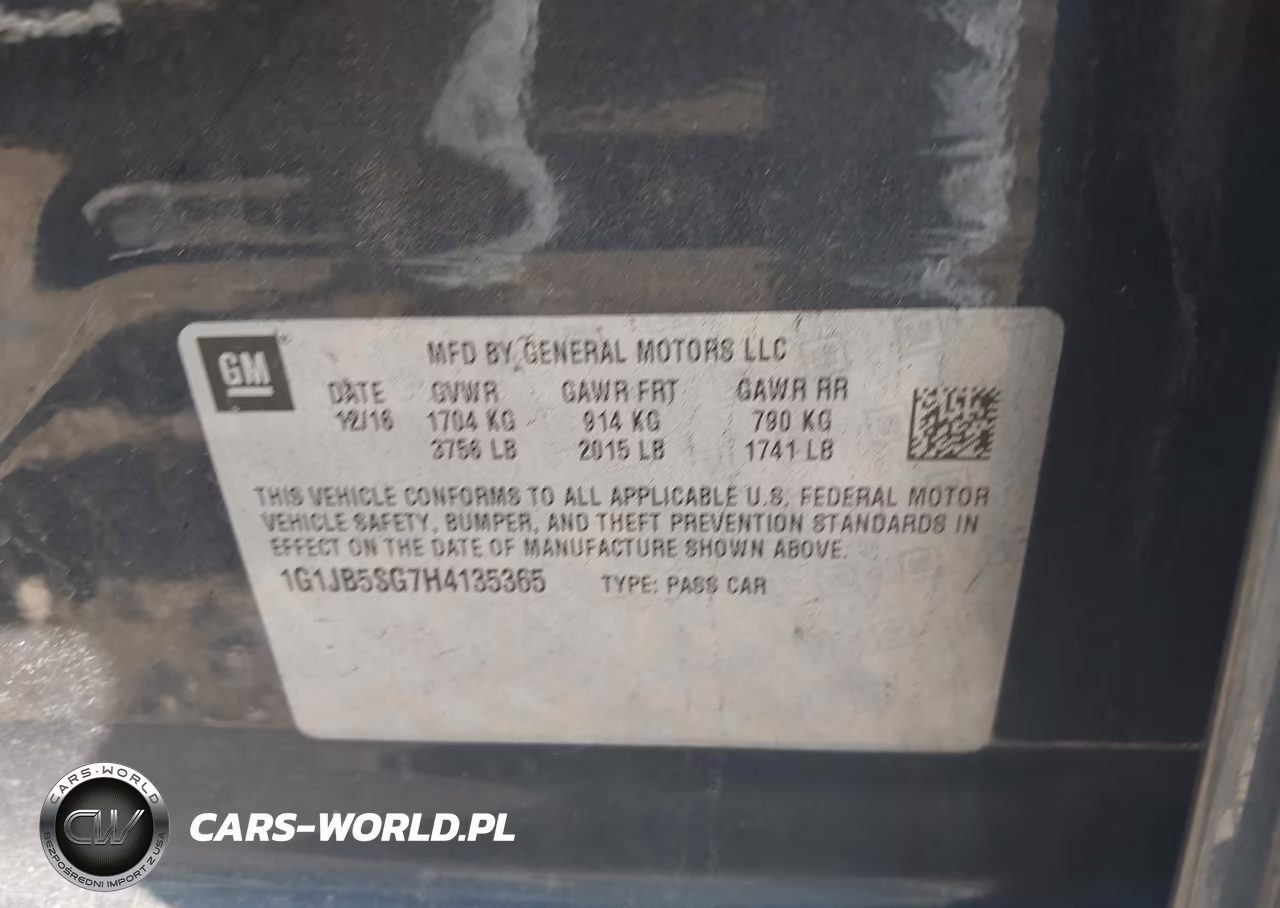 2017 Chevrolet Sonic Ls Auto VIN:1G1JB5SG7H4135365 - 9