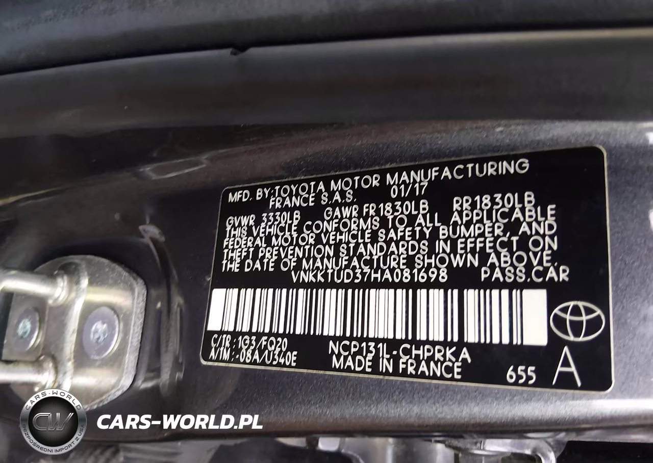2017 Toyota Yaris L VIN:VNKKTUD37HA081698 - 9