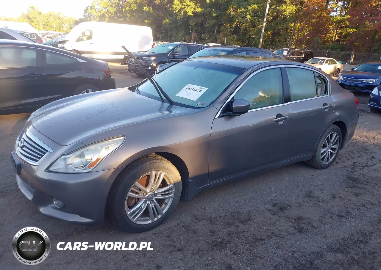 2011 Infiniti G37X VIN:JN1CV6AR1BM407421 - 2