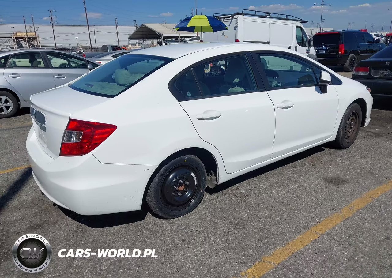 2012 Honda Civic Lx VIN:19XFB2F52CE391022 - 4