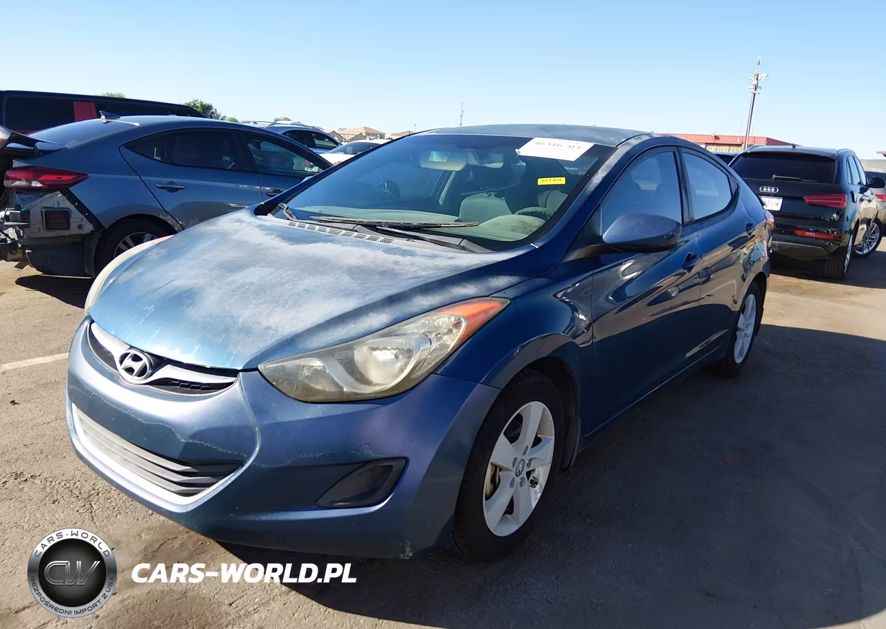 2013 Hyundai Elantra Gls VIN:KMHDH4AE1DU958294 - 2