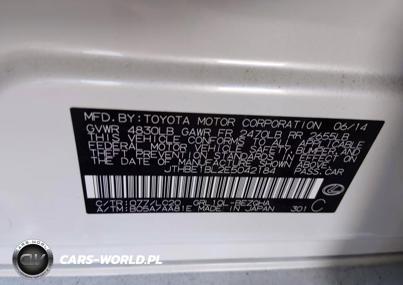 2014 Lexus Gs 350 VIN:JTHBE1BL2E5042184 - 9