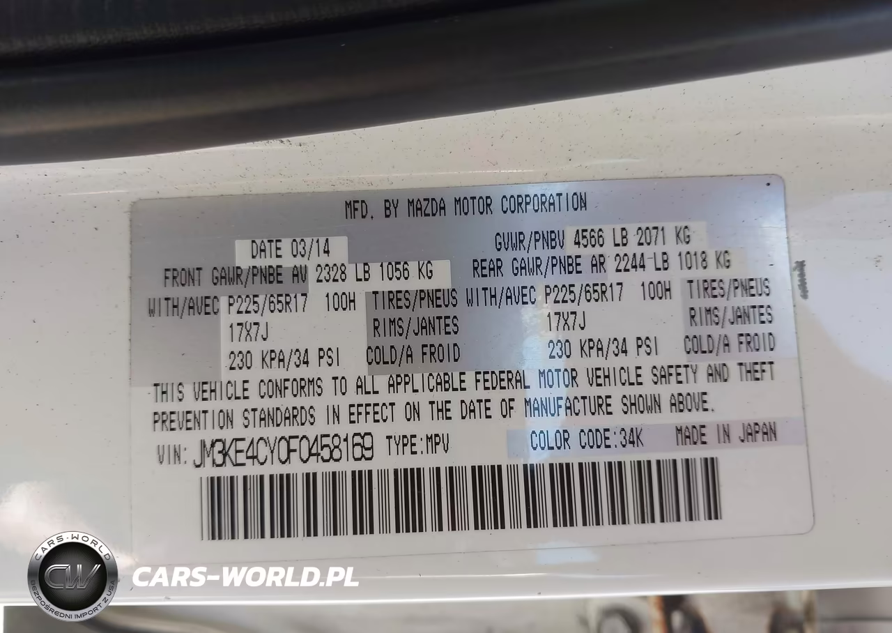 2015 Mazda Cx-5 Touring VIN:JM3KE4CY0F0458169 - 9