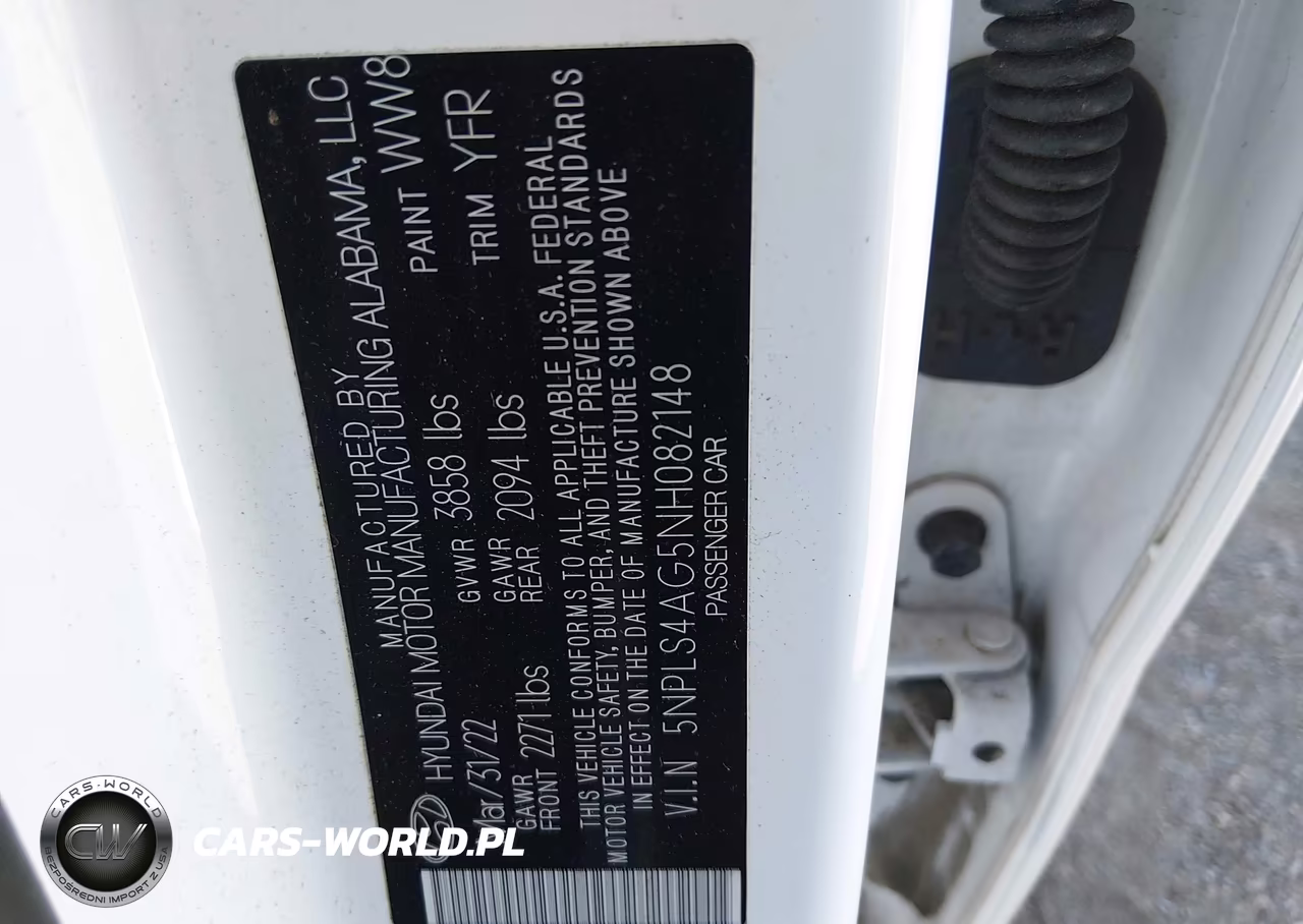 2022 Hyundai Elantra Sel VIN:5NPLS4AG5NH082148 - 9