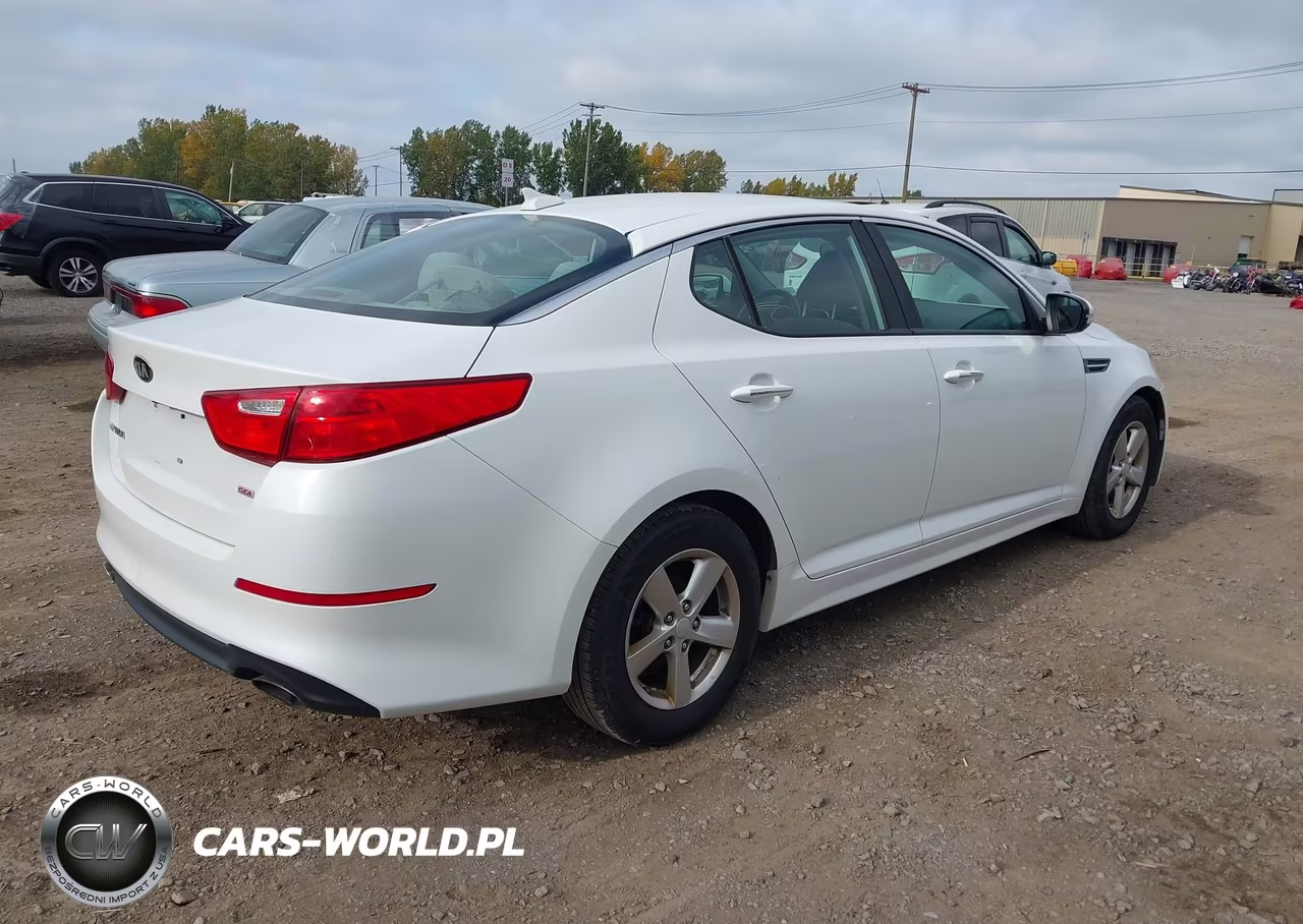 2015 Kia Optima Lx VIN:5XXGM4A76FG508261 - 4