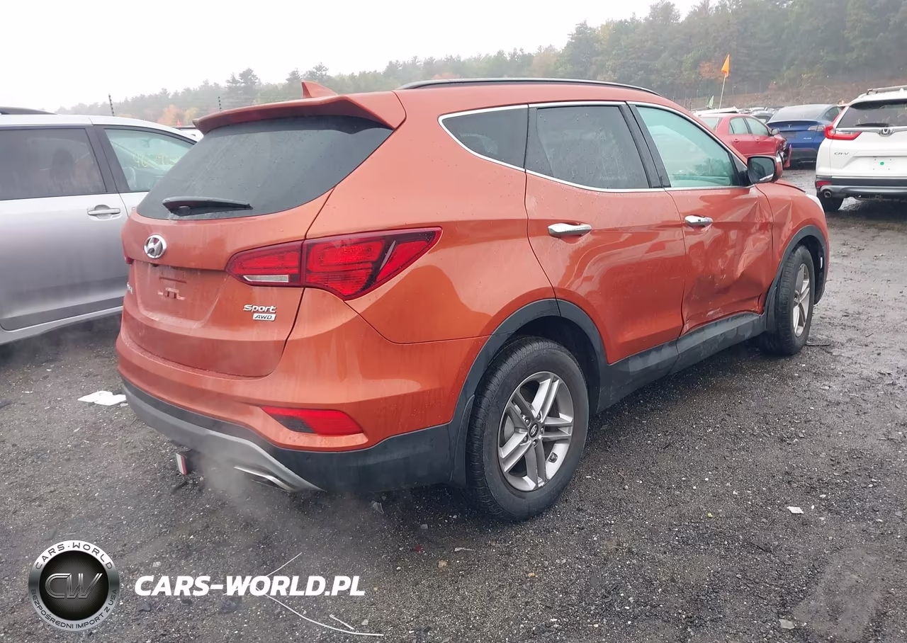 2017 Hyundai Santa Fe Sport 2.4L VIN:5XYZUDLB0HG498612 - 4
