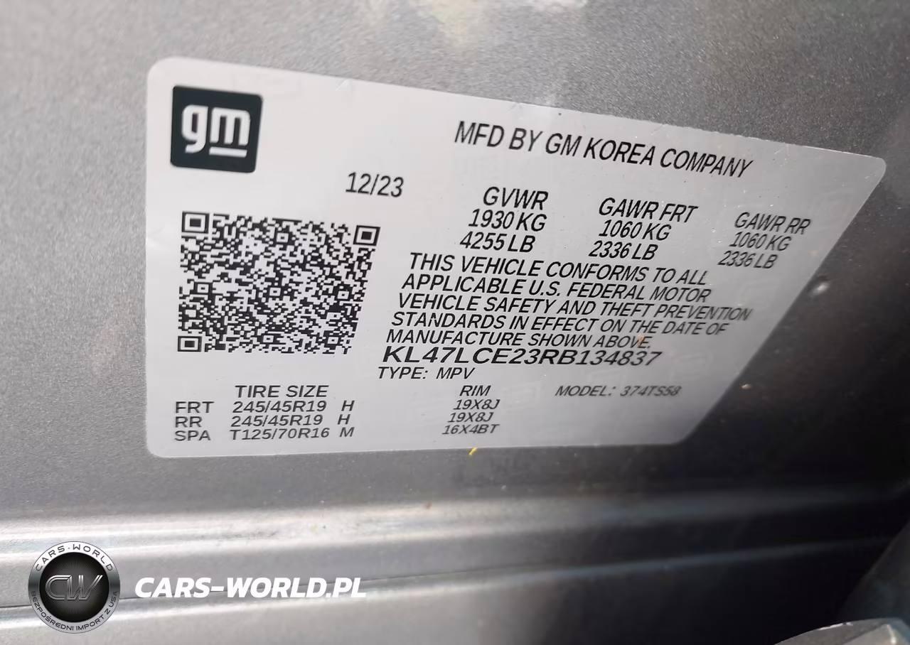 2024 Buick Envista Avenir Fwd VIN:KL47LCE23RB134837 - 9