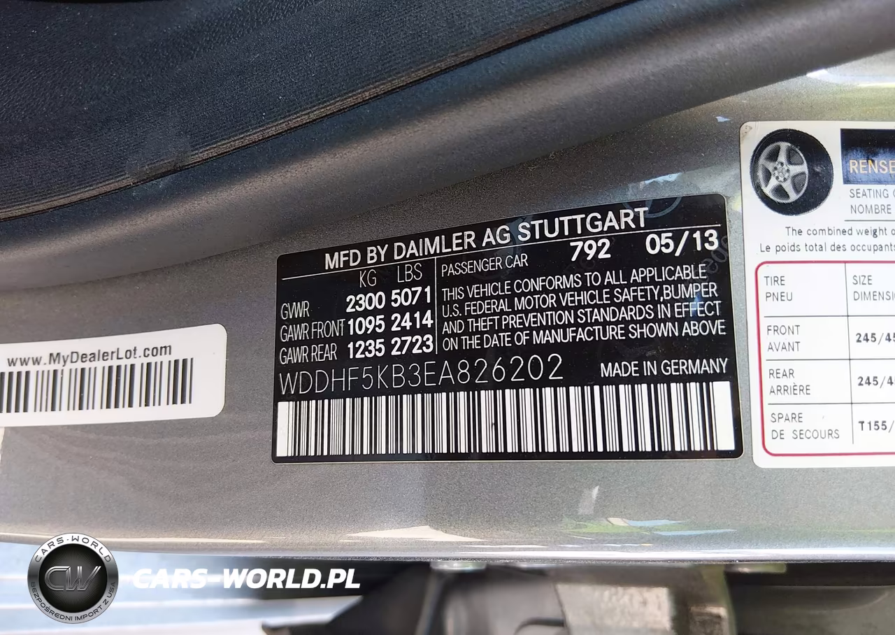 2014 Mercedes-Benz E 350 VIN:WDDHF5KB3EA826202 - 9