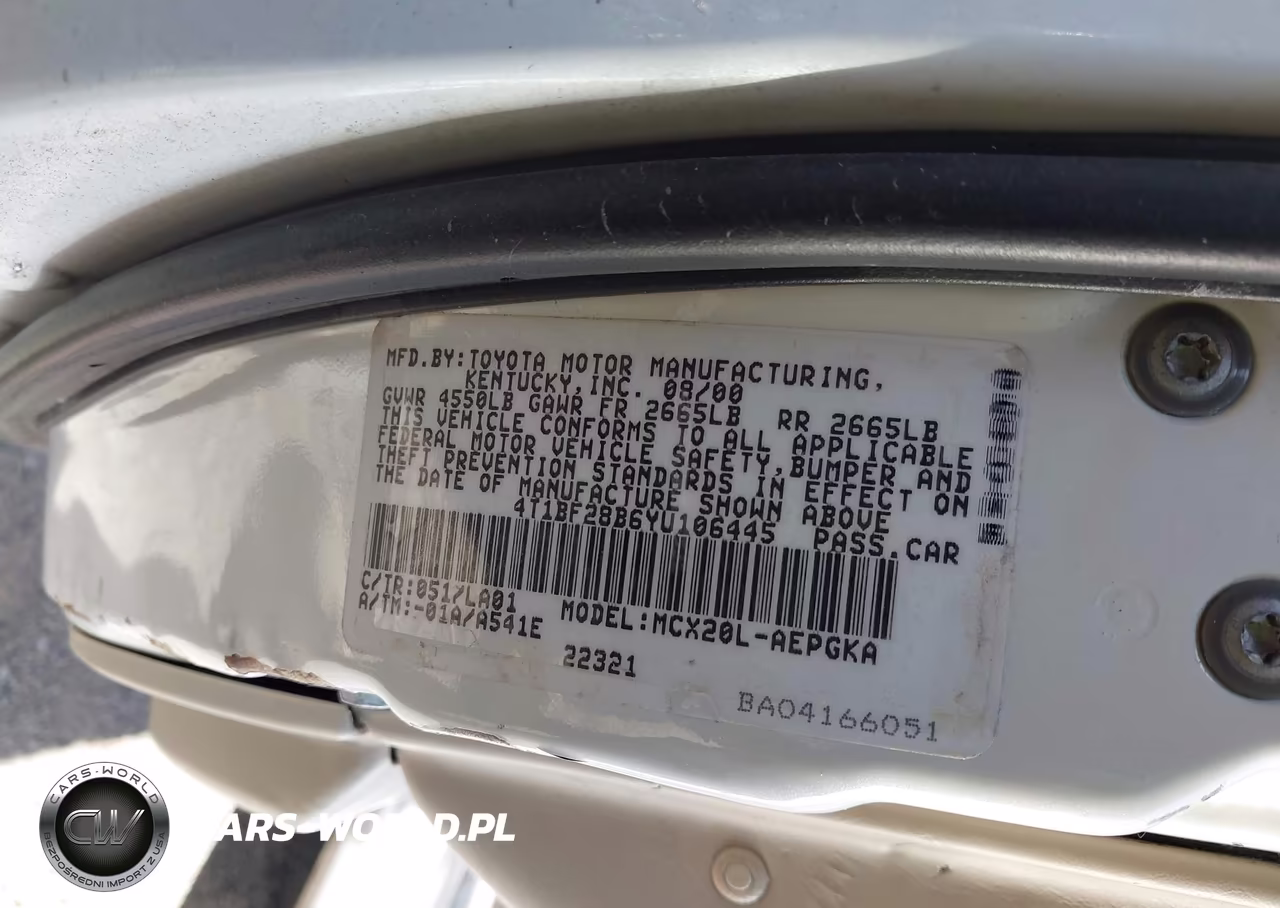 2000 Toyota Avalon Xls VIN:4T1BF28B6YU106445 - 9
