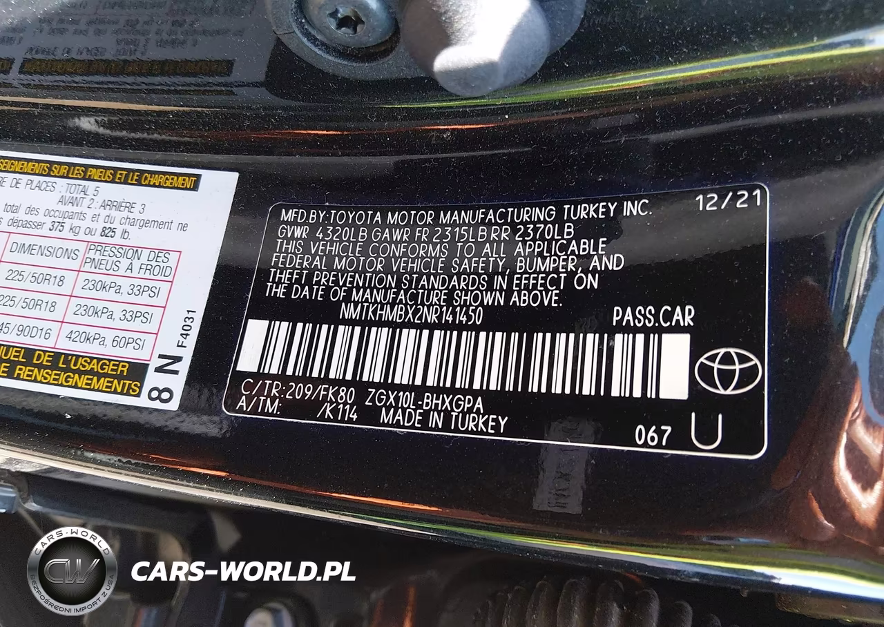 2022 Toyota C-Hr Xle VIN:NMTKHMBX2NR141450 - 9