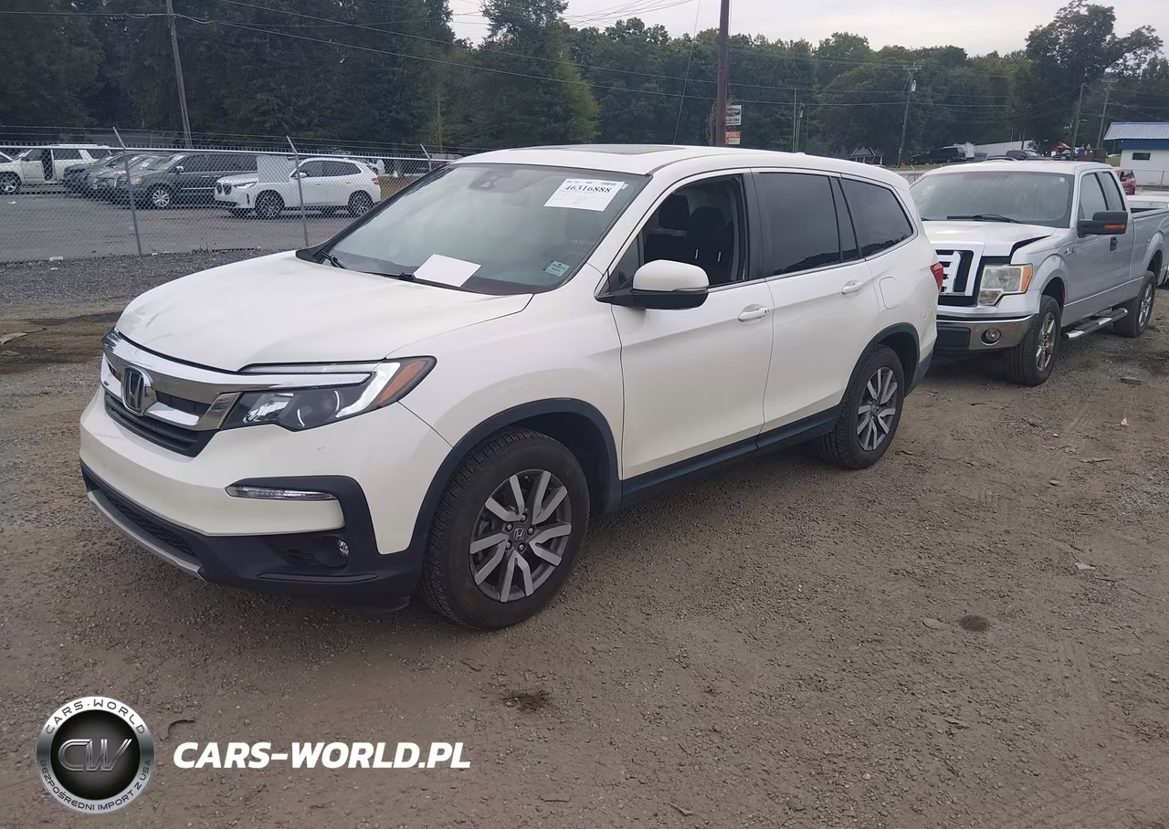 2019 Honda Pilot Ex-L VIN:5FNYF5H57KB022080 - 2