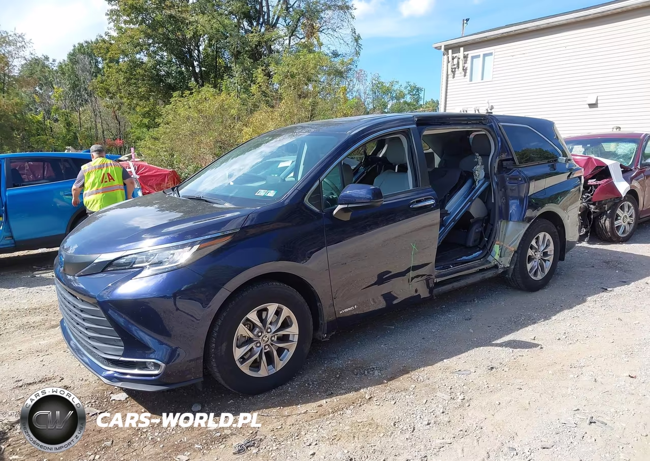 2021 Toyota Sienna Xle VIN:5TDYSKFC7MS007038 - 2