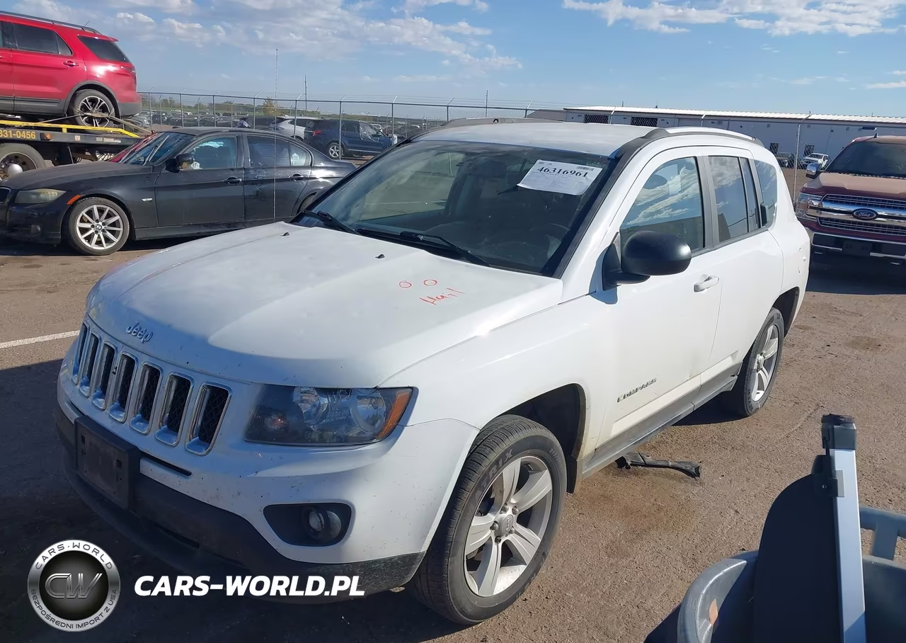 2017 Jeep Compass Sport 4X4 VIN:1C4NJDBB6HD143497 - 2