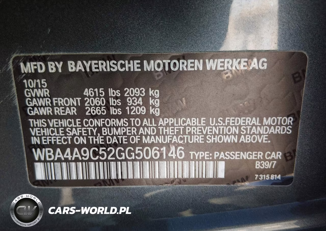 2016 BMW 428I Gran Coupe VIN:WBA4A9C52GG506146 - 9