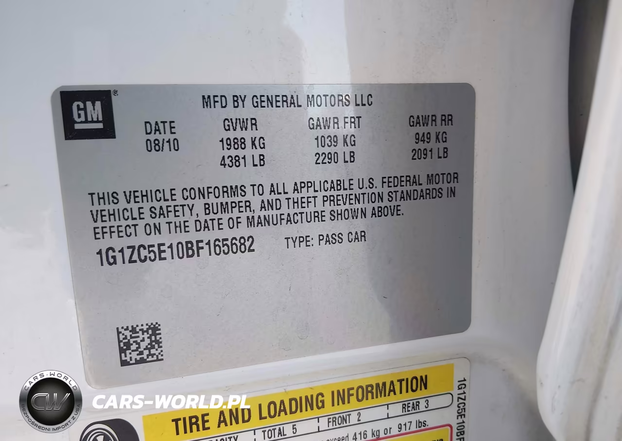 2011 Chevrolet Malibu 1Lt VIN:1G1ZC5E10BF165682 - 9