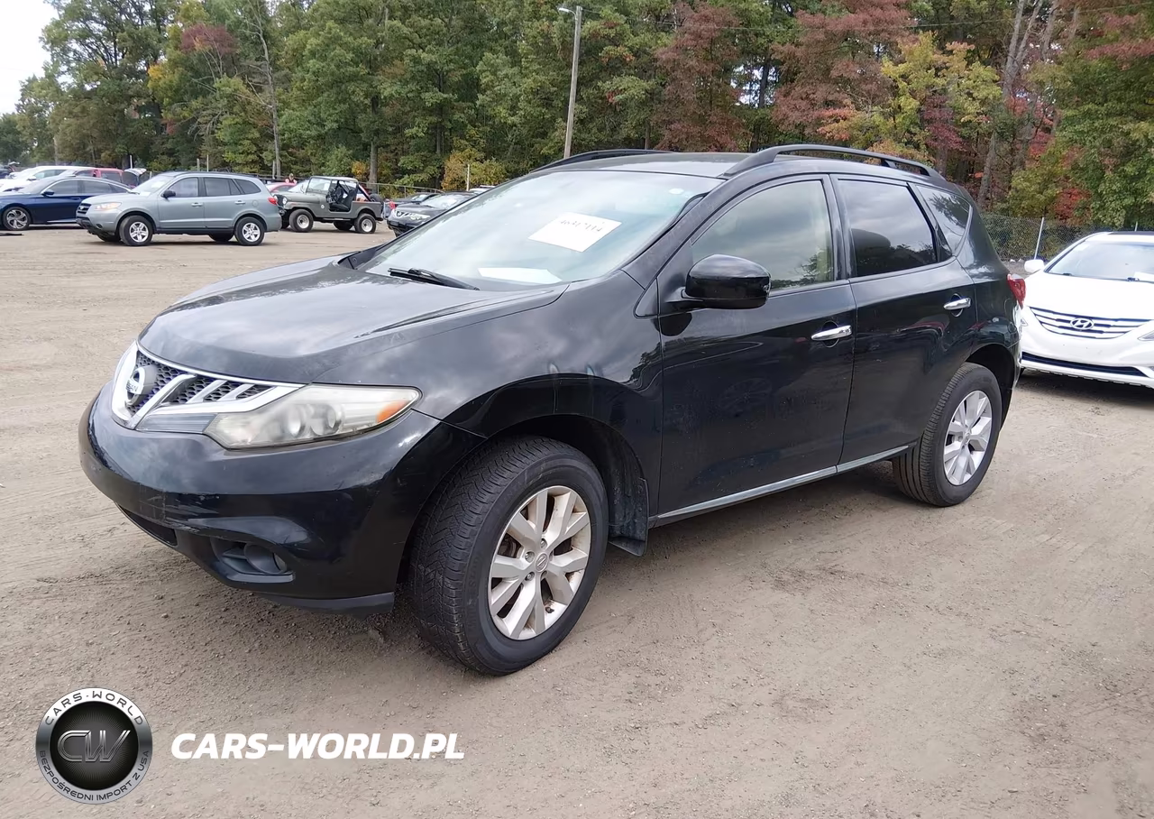 2014 Nissan Murano Sv VIN:JN8AZ1MU7EW407450 - 2