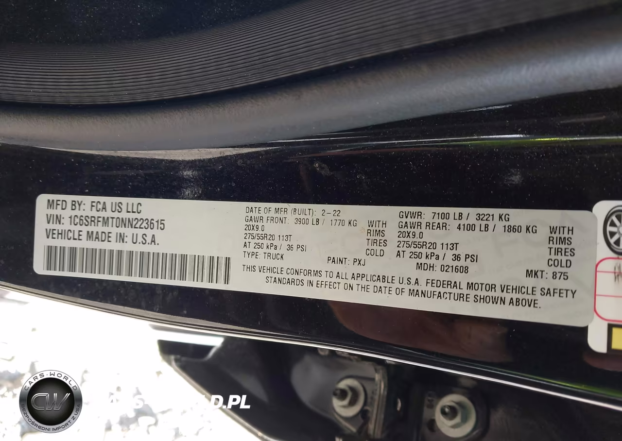 2022 Ram 1500 Big Horn VIN:1C6SRFMT0NN223615 - 9