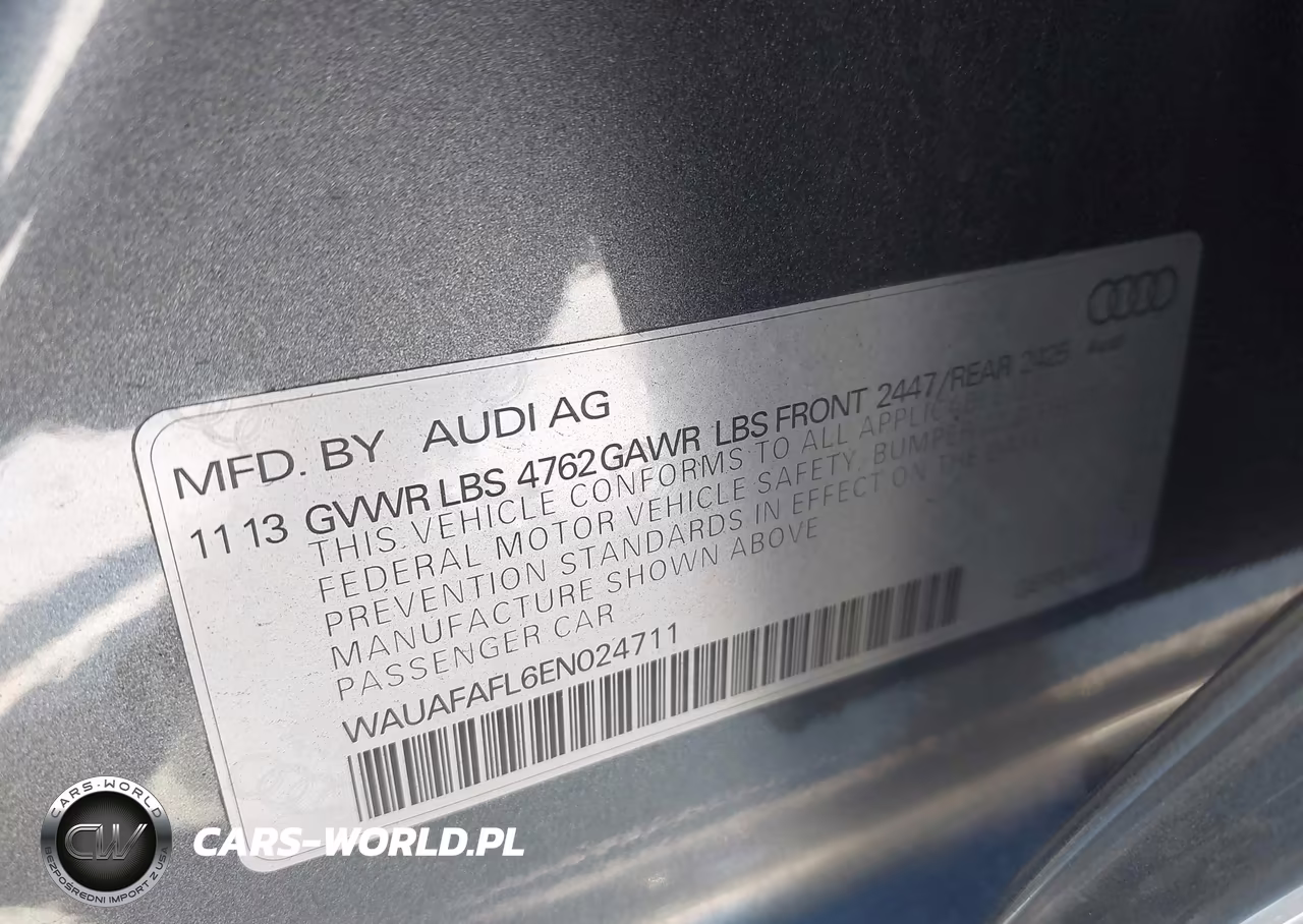 2014 Audi A4 2.0T Premium VIN:WAUAFAFL6EN024711 - 9