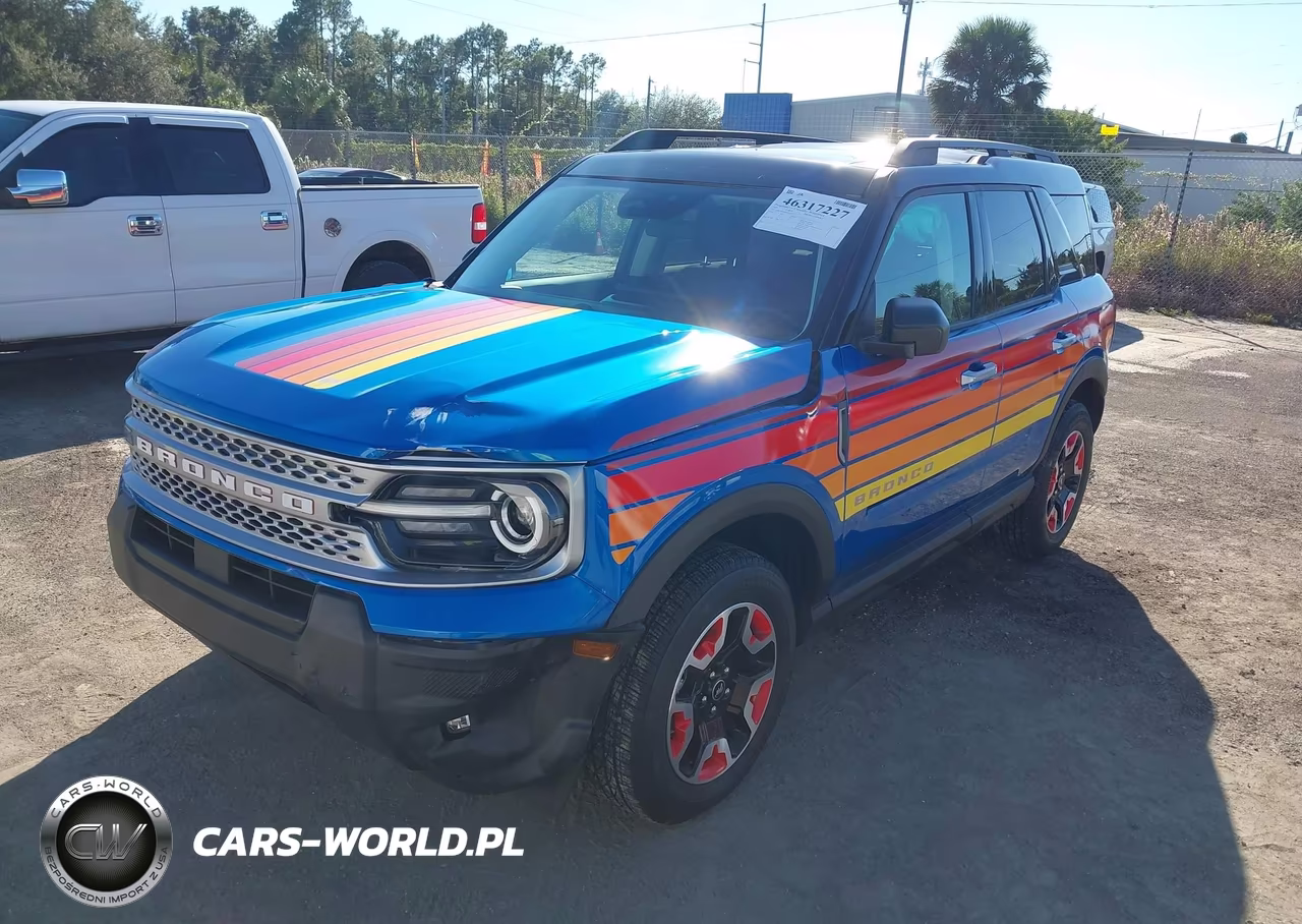2025 Ford Bronco Sport Free Wheeling VIN:3FMCR9KN6SRE21042 - 2