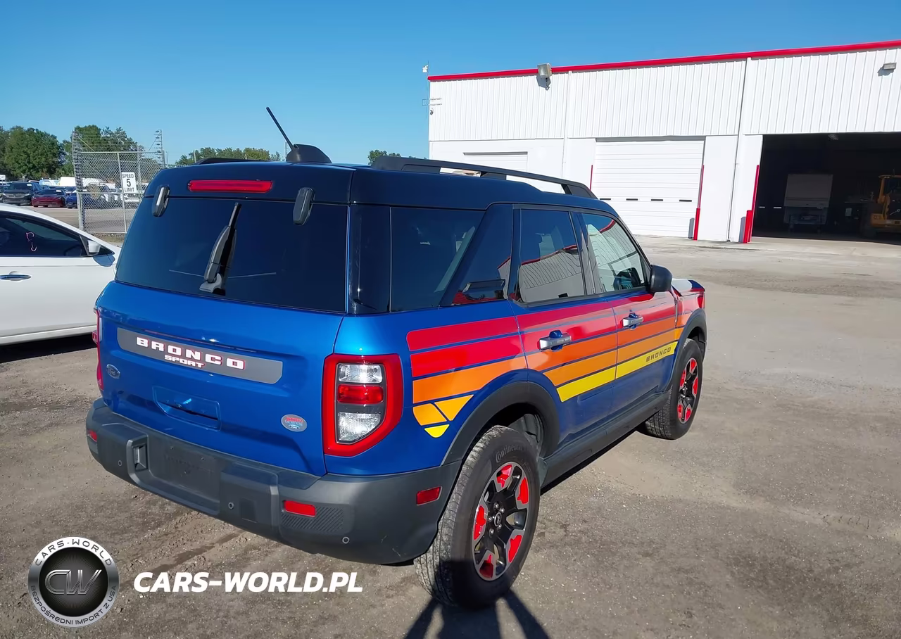 2025 Ford Bronco Sport Free Wheeling VIN:3FMCR9KN6SRE21042 - 4