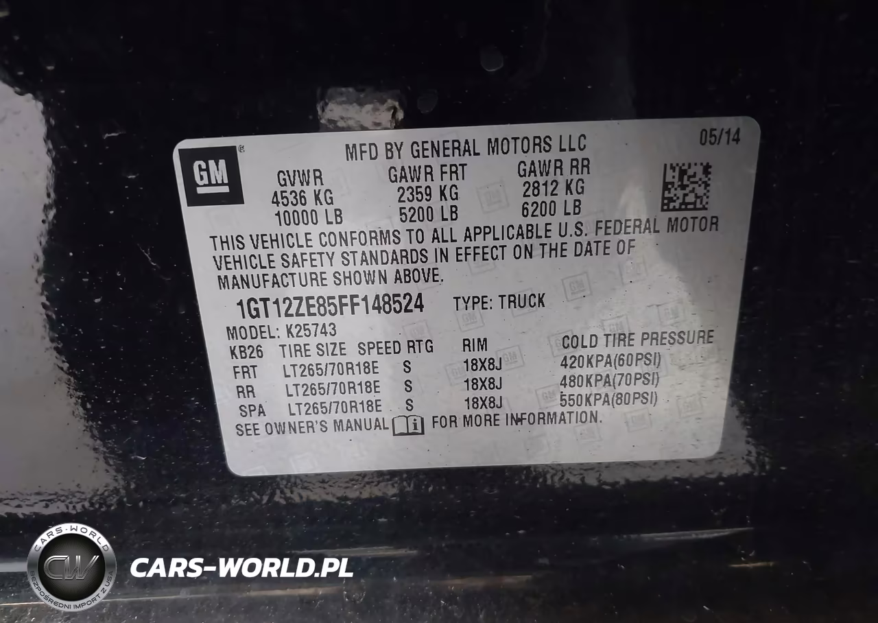 2015 GMC Sierra 2500Hd Slt VIN:1GT12ZE85FF148524 - 9
