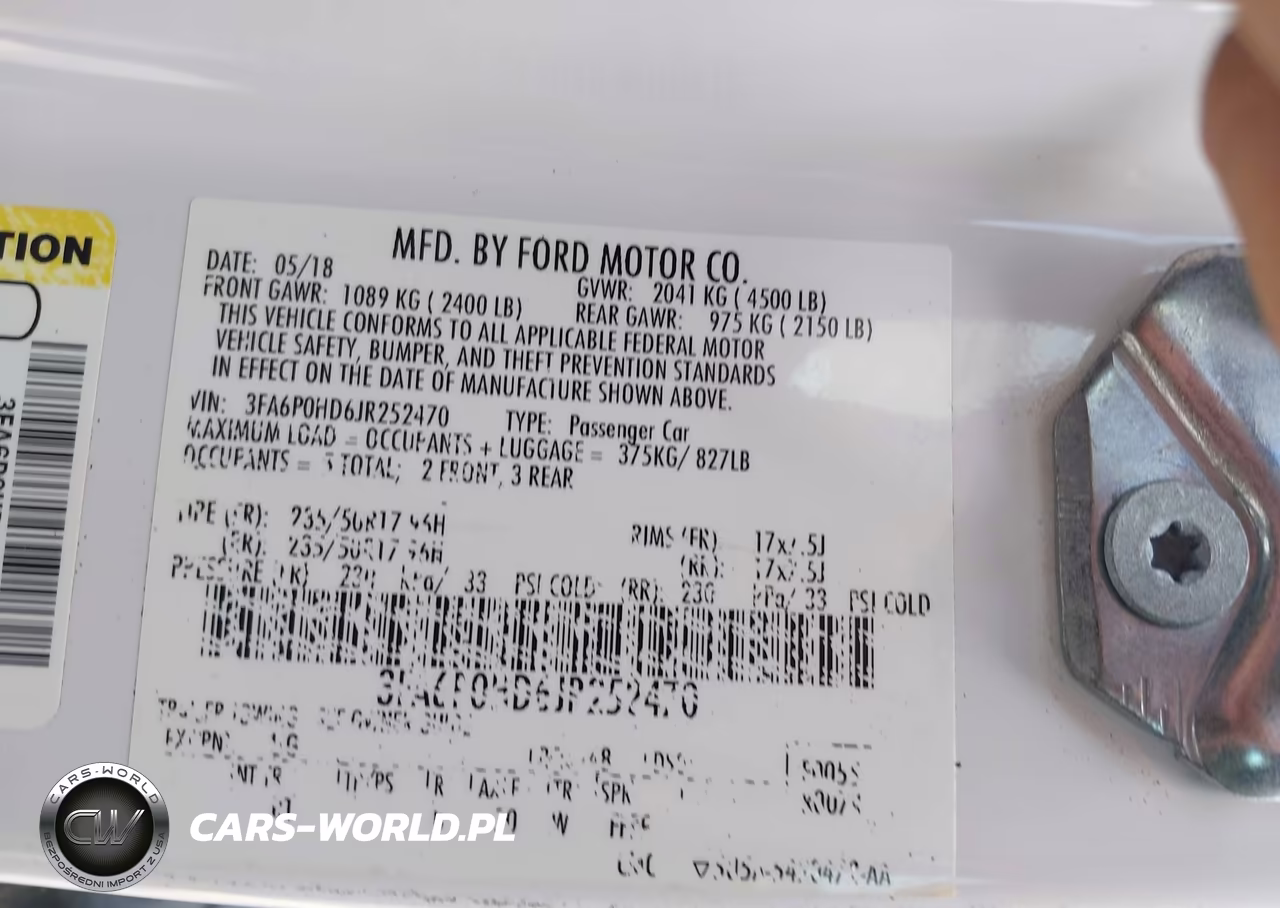 2018 Ford Fusion Se VIN:3FA6P0HD6JR252470 - 9