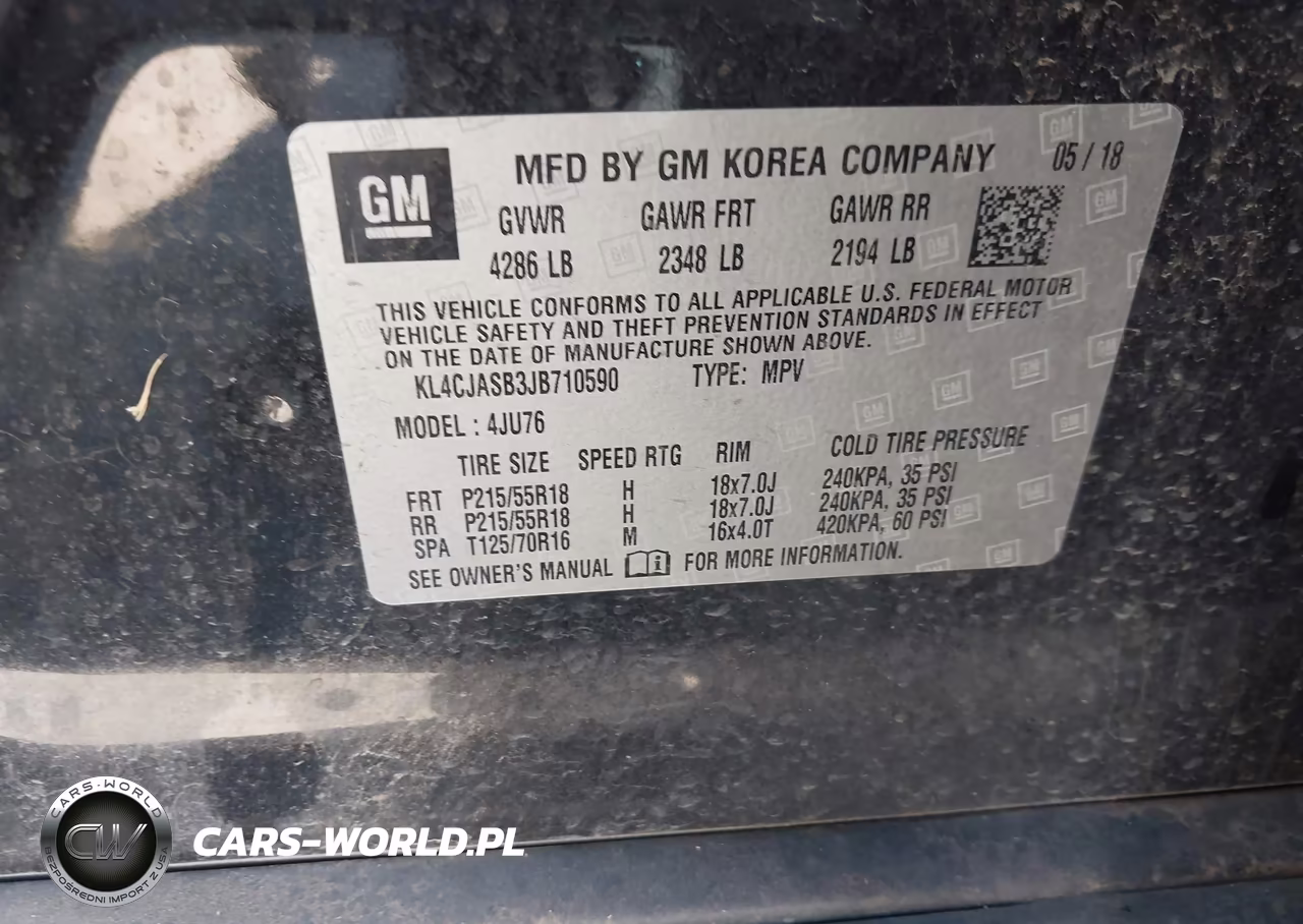2018 Buick Encore Preferred VIN:KL4CJASB3JB710590 - 9