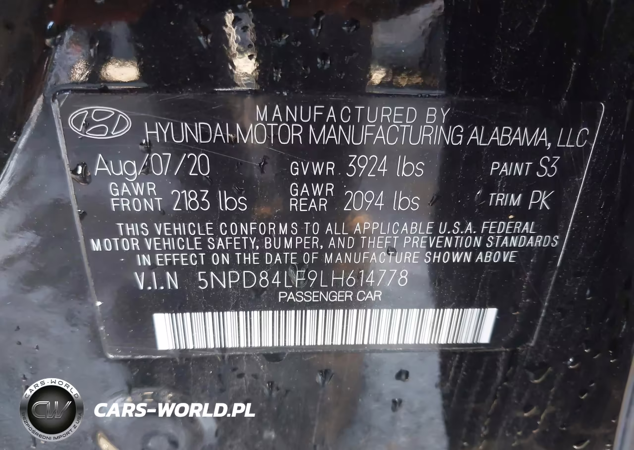 2020 Hyundai Elantra Sel VIN:5NPD84LF9LH614778 - 9