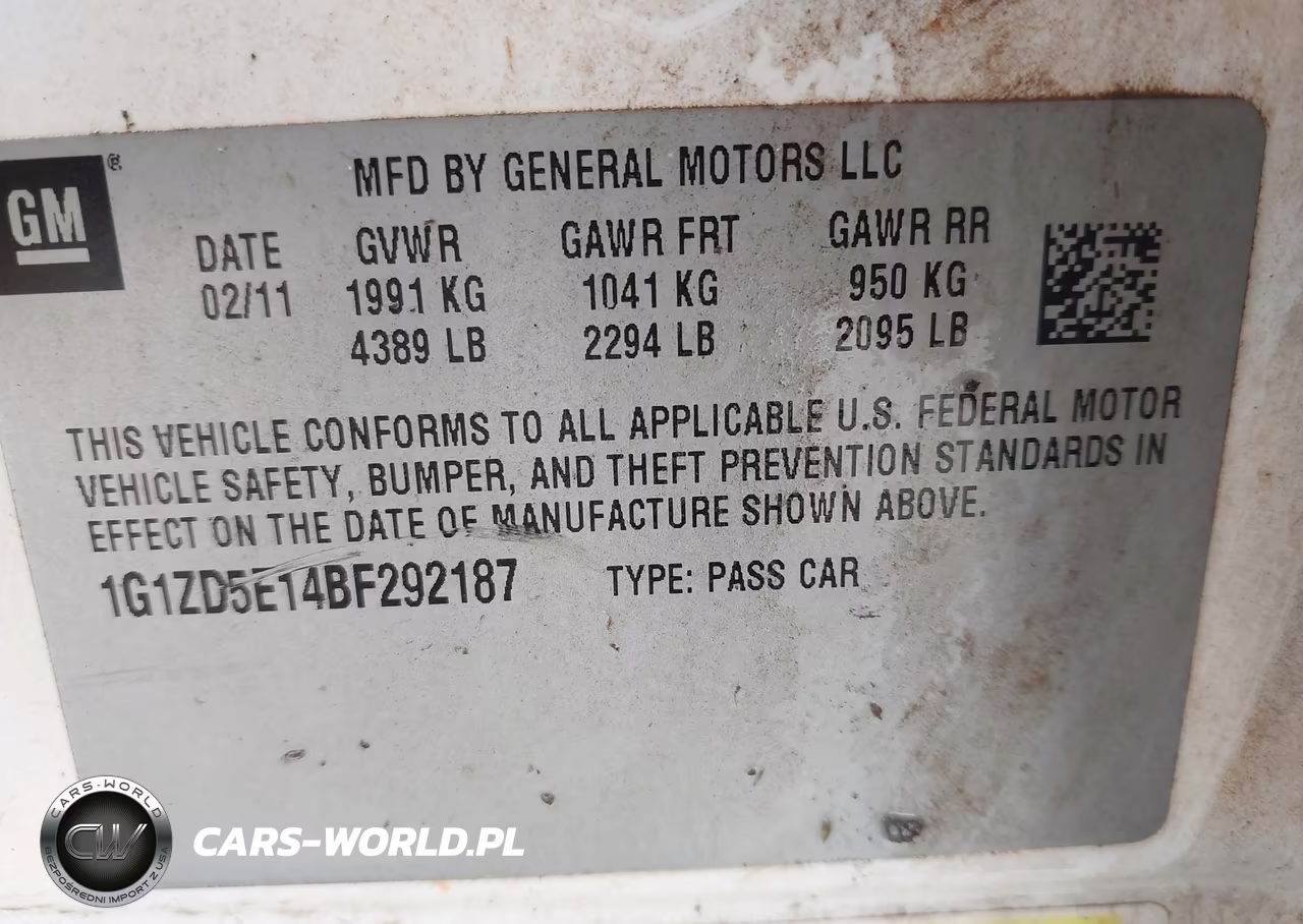 2011 Chevrolet Malibu 2Lt VIN:1G1ZD5E14BF292187 - 9