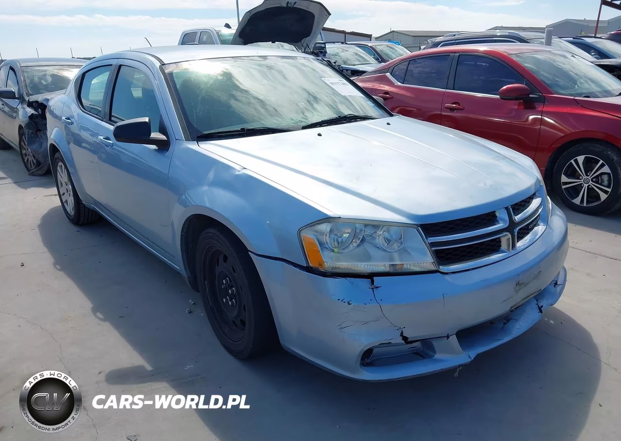2013 Dodge Avenger Se VIN:1C3CDZAB7DN653802 - 1