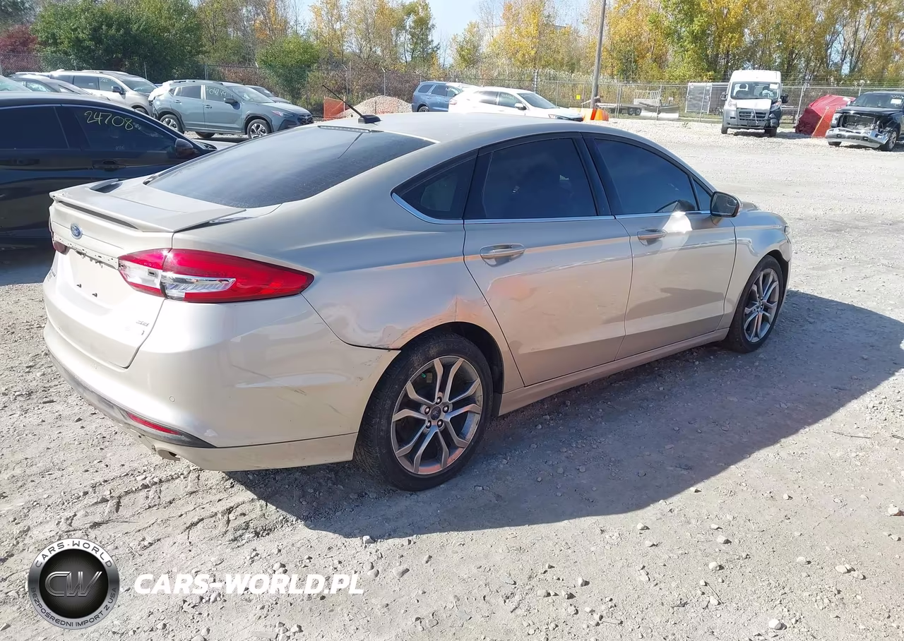 2017 Ford Fusion Se VIN:3FA6P0HD7HR176297 - 4