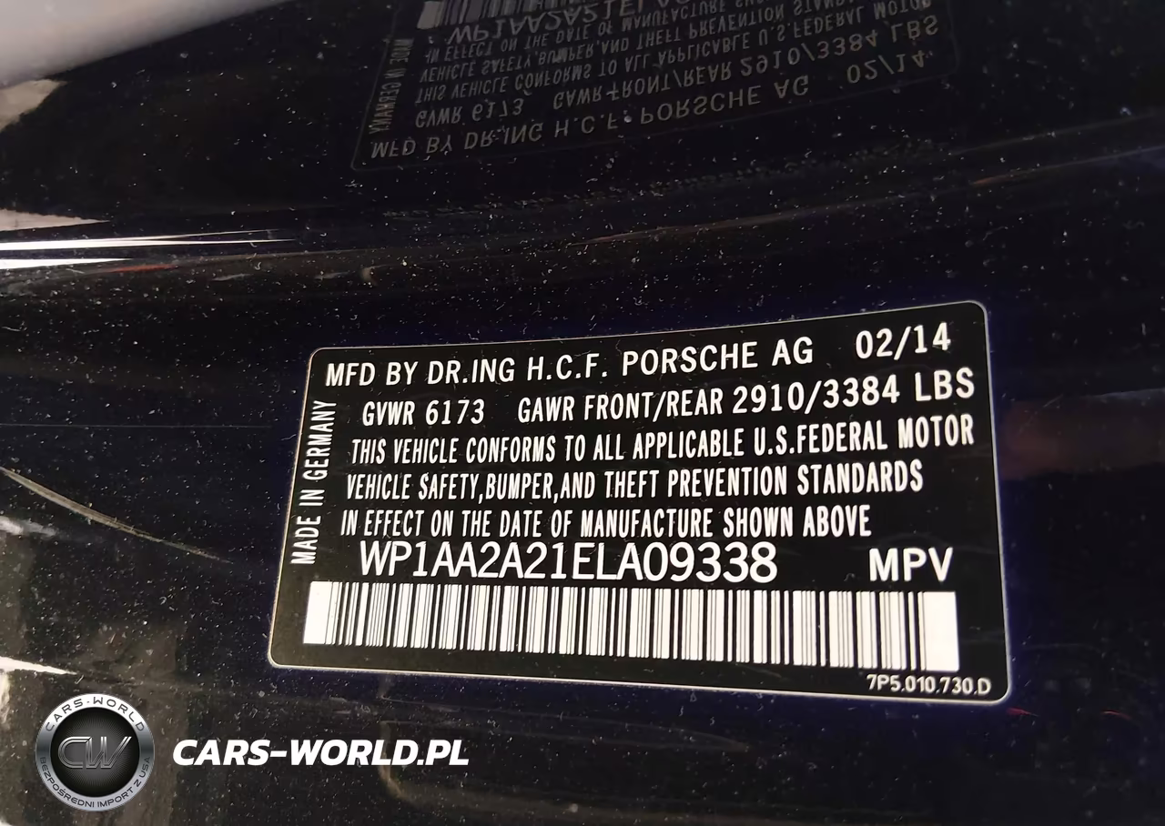 2014 Porsche Cayenne Platinum Edition VIN:WP1AA2A21ELA09338 - 9