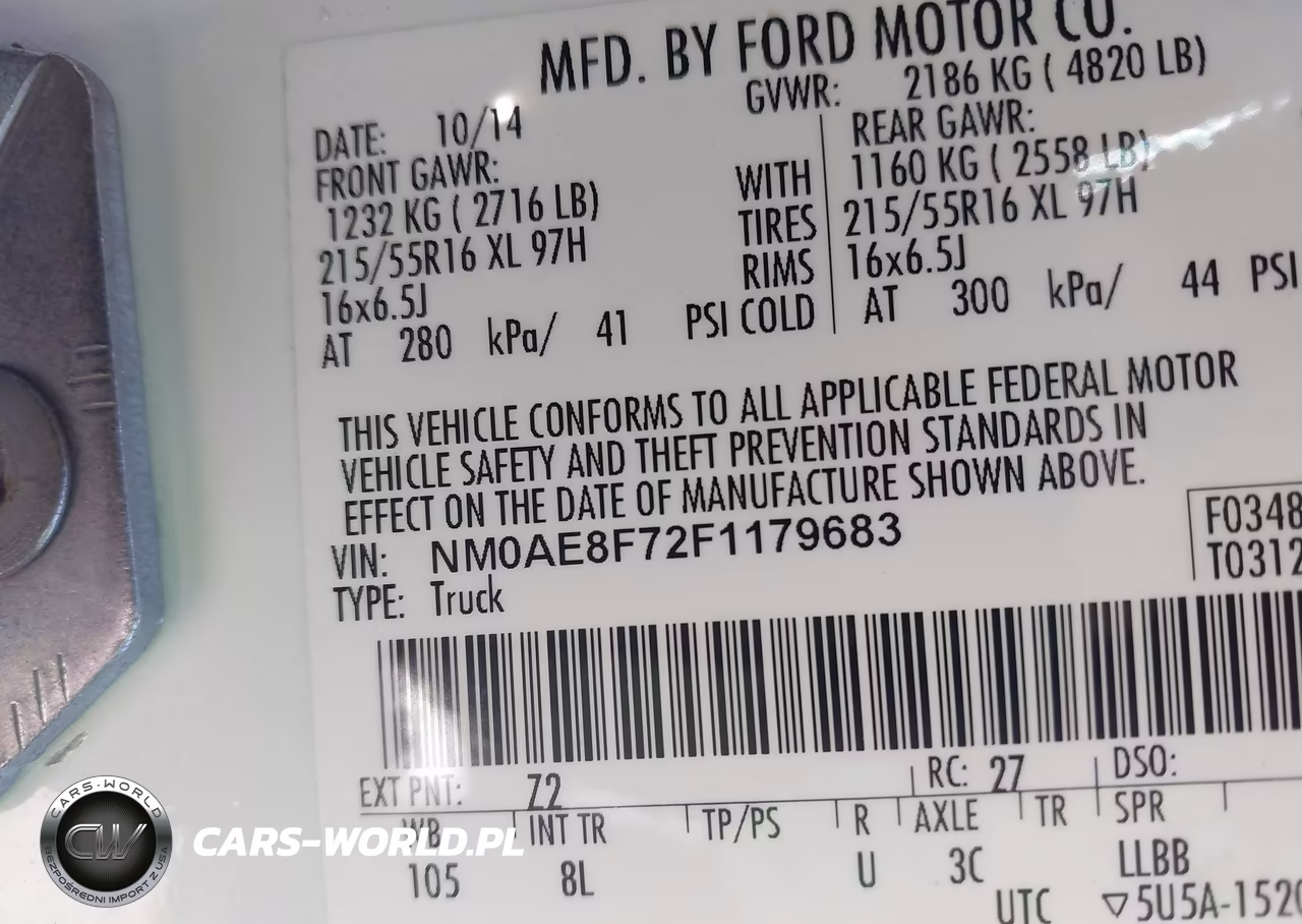 2015 Ford Transit Connect Xlt VIN:NM0AE8F72F1179683 - 9