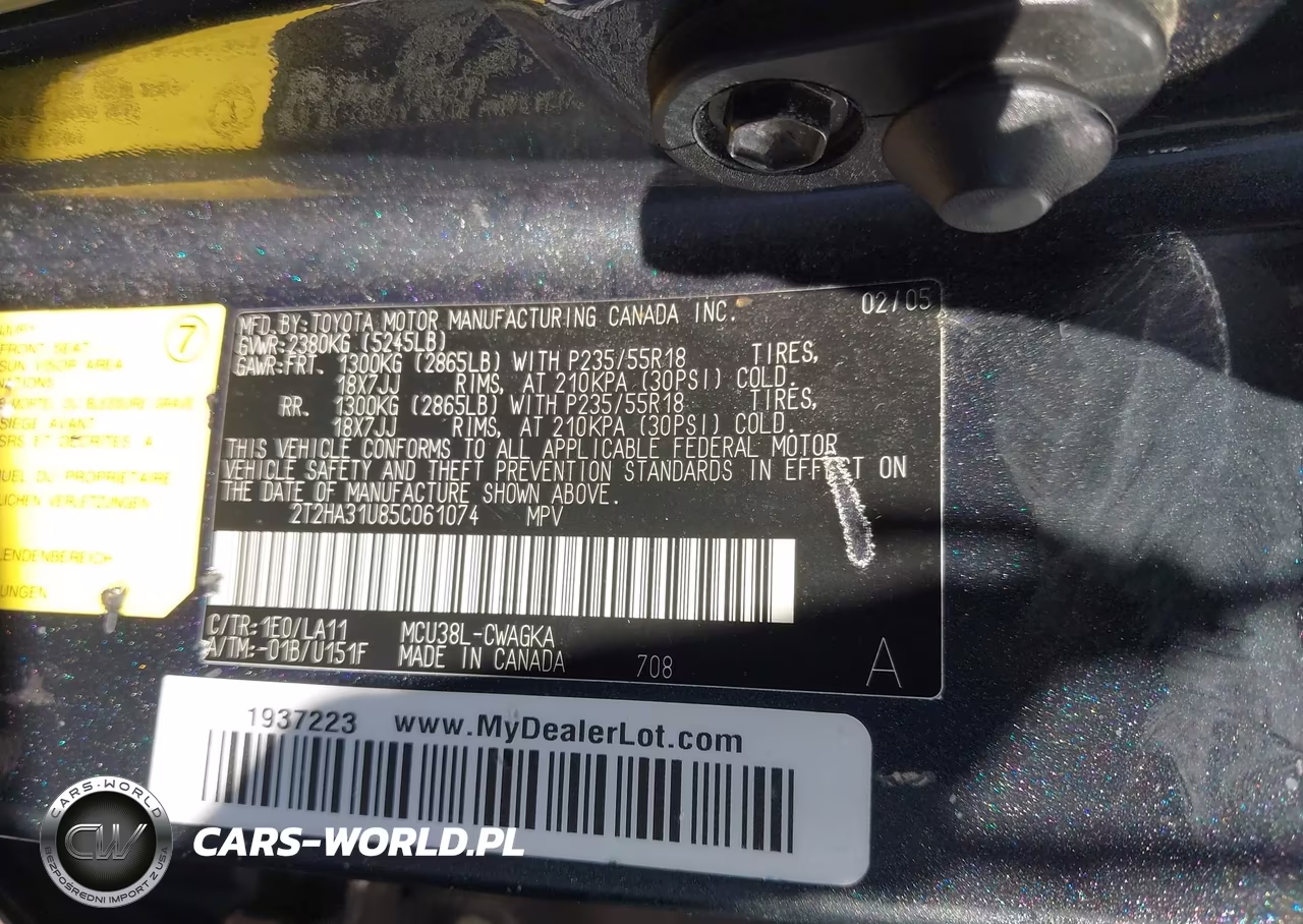 2005 Lexus Rx 330 VIN:2T2HA31U85C061074 - 9