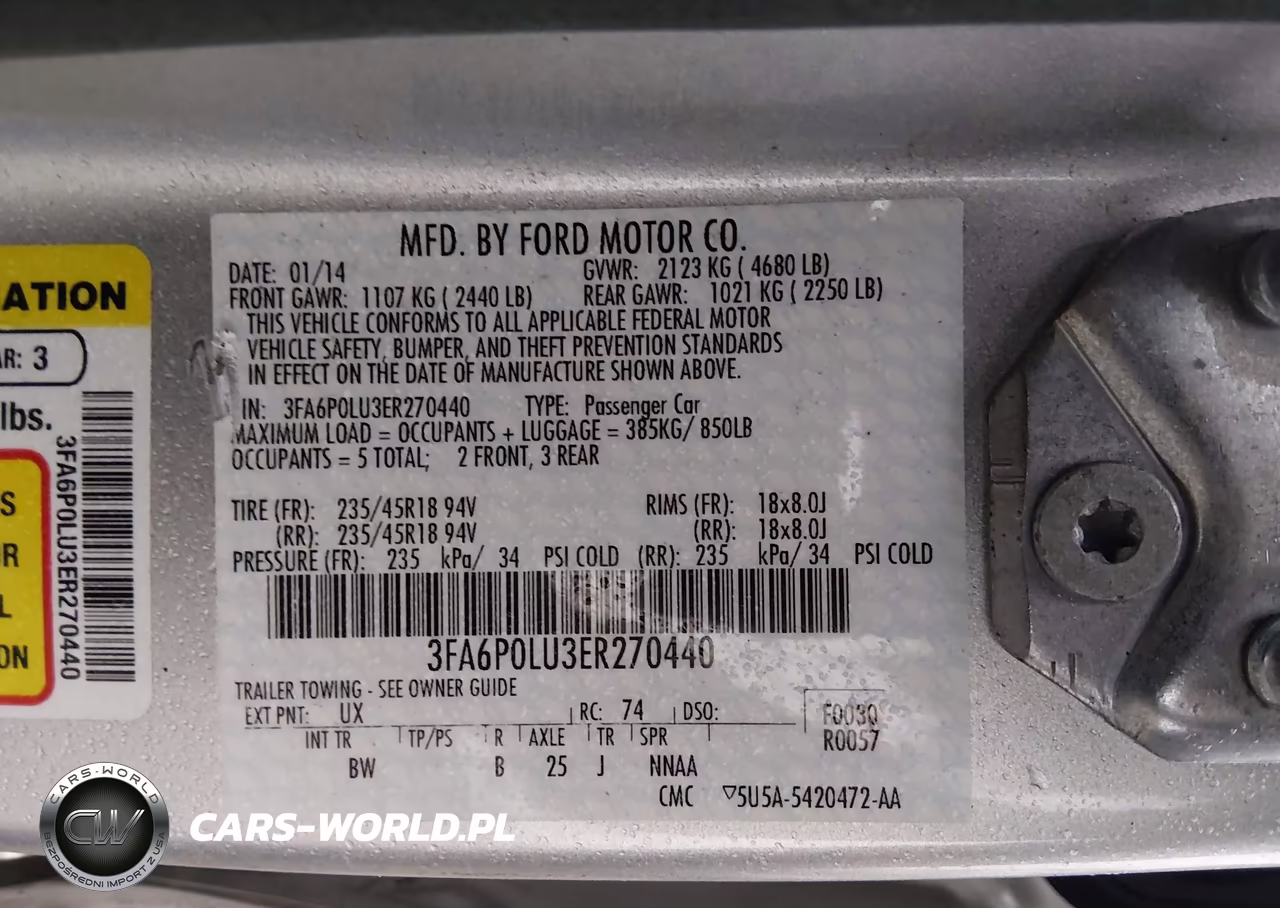 2014 Ford Fusion Hybrid Se VIN:3FA6P0LU3ER270440 - 9